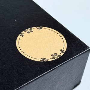 <span class=keywords><strong>Étiquettes</strong></span> pour la mise en conserve des aliments, des boissons, des noix, autocollants en papier kraft brun pour écrire - Product Image 5
