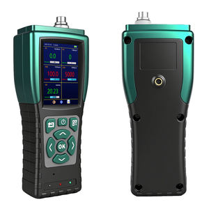 Alarme de Concentração de Gás LCD 5 em 1 Handheld VOC CH4 LEL EX O3 Analisador de Vazamento Multi-gases C2H4O C2H5ClO CHBr2Cl Detector PID CO O2 - Product Image 1