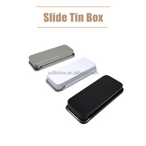 80*35*12 mm Solid Perfume Slide Tin Push Pull Box for Pet Food Storage Cosmetic Eyeshadow Blush Nail Art Badge Candy Container