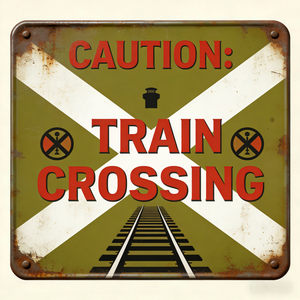 पूरी तरह से कस्टम ट्रेन हिप्पी टिन संकेत. विंटेज रेट्रो धातु बार सजावट व्यक्तिगत सौदा - Product Image 2