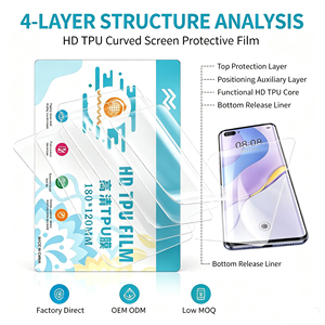 Film protecteur hydrogel <span class=keywords><strong>pour</strong></span> écran central de <span class=keywords><strong>véhicule</strong></span>, anti-traces de doigts, étanche, en TPU, <span class=keywords><strong>pour</strong></span> découpe au plotter - Vente en gros - Product Image 2