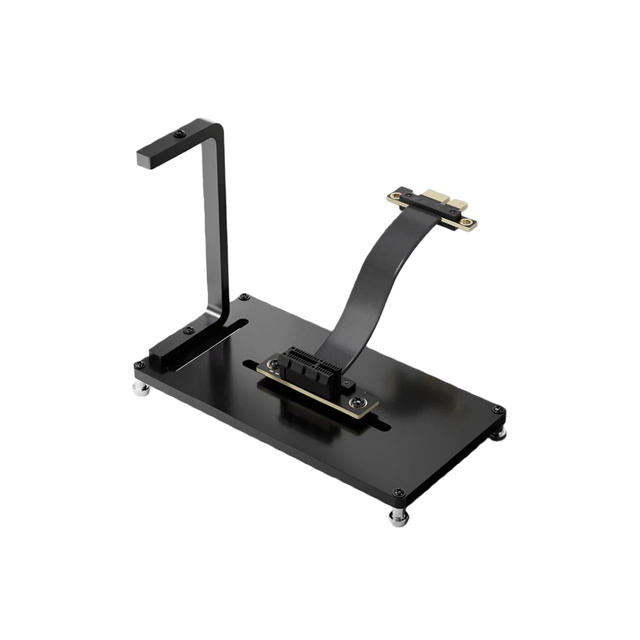 TISHRIC PCIe X4/x1 Expansion Card Retaining Bracket (Acrylic) Multi-Functional Cover Plate for PCIe 4.0 Computer
