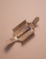 Caja de papel de una pieza de diseño moderno para cosméticos, lápiz labial, loción hidratante, espray, embalaje ligero, poco residuos