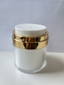 Pot de crème sous vide acrylique 15/30/50/100ml avec logo sérigraphié - Product Image 5