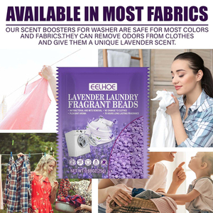 Perles <span class=keywords><strong>de</strong></span> parfum lavande Eelhoe anti-bactériennes, anti-acariens, anti-odeurs et anti-taches, parfum floral, préservant la fraîcheur des vêtements, pour le lavage du linge - Product Image 3