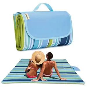 Waterdichte Sandproof Camping Mat Picknick Deken Strand Mat 4-7 Volwassenen Draagbare Camping Stranddeken Voor Wandelen, Kamperen