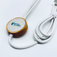 Baru Grosir Ramah Lingkungan Jerami Gandum Bahan Ponsel Multi Charger USB Kabel Pengisian