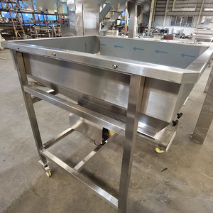 Cấp Thực Phẩm Mới Có Thể Điều Chỉnh Tốc Độ 304 Thép Không Gỉ 150L Chống Vi Khuẩn Rung Máy Trung Chuyển Cho Hạt Và Các Loại Hạt - Product Image 4