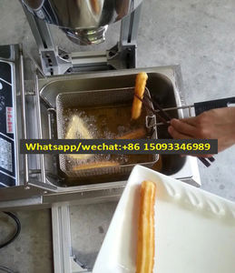 Máquina de fruta latina de alta calidad, para hacer churros pequeños, con freidora - Product Image 4