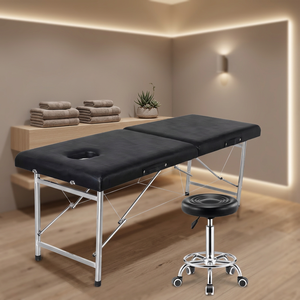 Salon Spa Wholesale <b>Folding</b> Versatile All-Purpose Metal Massage <b>Table</b> 3 Motor <b>Low</b>-Density Sponge Portable Commercial Salon - Product Image 4