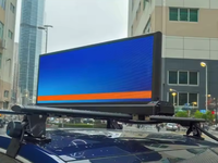 P4 P5 960*320mm programable Led coche techo signo doble cara publicidad pantalla impermeable al aire libre Taxi superior pantalla Led
