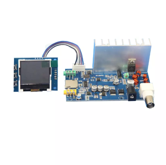 Diy kits 5W-7w FM Transmitter Radio Station PLL Stereo Digital frequency KITS + lcd Digital Display SMD