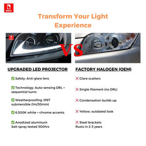 Conjunto de Faros LED para Toyota RAV4 2009-2012, Luces de Circulación Diurna, Señal de Giro Secuencial, Proyector Bi-LED, Luz Alta/Baja - Product Image 4