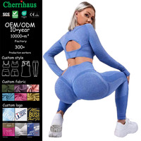 Ensemble 2 pièces de yoga pour femme, gainant et sculptant, effet fessier galbant, respirant, imprimé, pour la course, la gym et le fitness, style européen