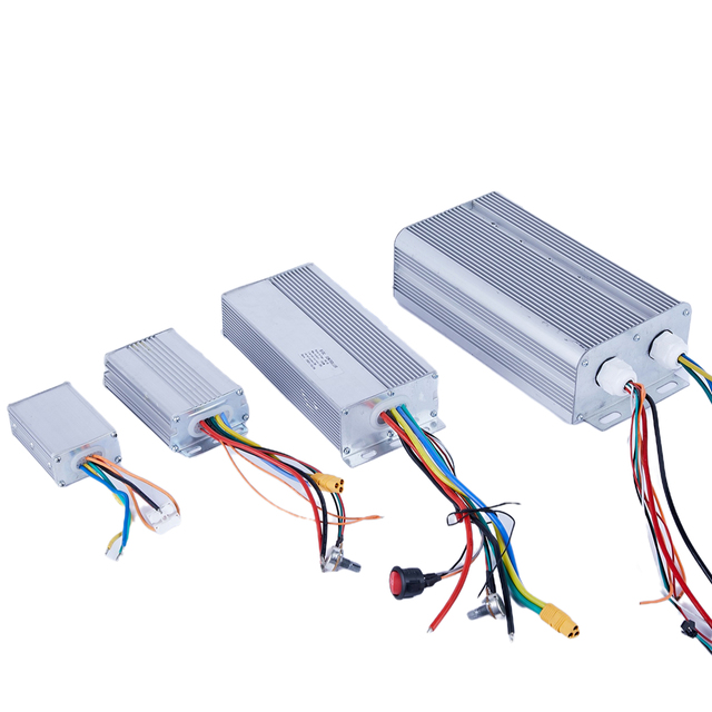 ITO Factory 36/48/60/72 350W 800W 1000W DC Controlador Brush/Brushless Electric Vehicle E-Bike Tricycle Scooter Controller