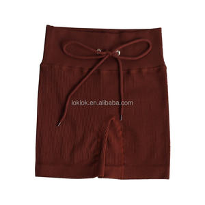 Shorts de Yoga Sin Costuras para Mujer, Levanta Glúteos, para Correr y Hacer Ejercicio, Secado Rápido, Diseño Fruncido, para Entrenamientos de Yoga - Product Image 6