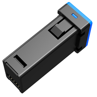 Prise de voiture 2ports Chargeur de voiture Type-c 2PD Chargeur rapide avec affichage LED de tension Double PORT Téléphone DVR Adaptateur MP3 pour Toyota