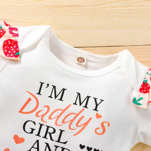 Ensemble T-shirt + Robe et Bandeau pour Tout-Petits – Tenues d'Été Style Doux pour Petites Filles – Vêtements pour Enfants en Gros - Product Image 3