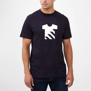 T-shirt basique blanc uni pour homme, coupe classique, extensible, 95% coton, 5% élasthanne, haute qualité, idéal pour la superposition. - Product Image 4