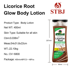 DR.DAVEY Licorice Root Glow Body <span class=keywords><strong>Lotion</strong></span> 400ml - Product Image 5