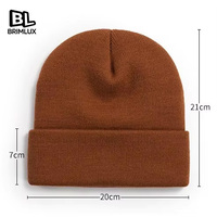 Bonnet en tricot côtelé acrylique uni de haute qualité, tendance 2026, avec logo brodé personnalisé, pour sports de plein air, hommes et femmes