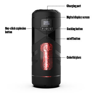 Полностью автоматическая чашка для мастурбации, присоска, мужской Автоматический нагрев, виброподсчет, устройство для мастурбации, секс-продукт для взрослых - Product Image 4