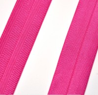 Ruban de bordure en spandex noir à motif chevrons, largeur personnalisée, en gros, sangle élastique en sergé de polyester pour vêtements