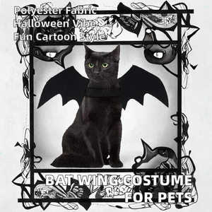 Disfraces de <span class=keywords><strong>Halloween</strong></span> para Gatos, Chalecos de Poliéster con Estampado Animal, Ropa para Mascotas, Accesorios para Disfraces de Fiesta para Perros Pequeños, Cachorros y Gatitos - Product Image 2