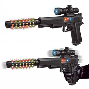 Vendita calda elettrica di simulazione luminosa tipo 54 lancia con effetti sonori, pistola giocattolo per bambini - Product Image 3