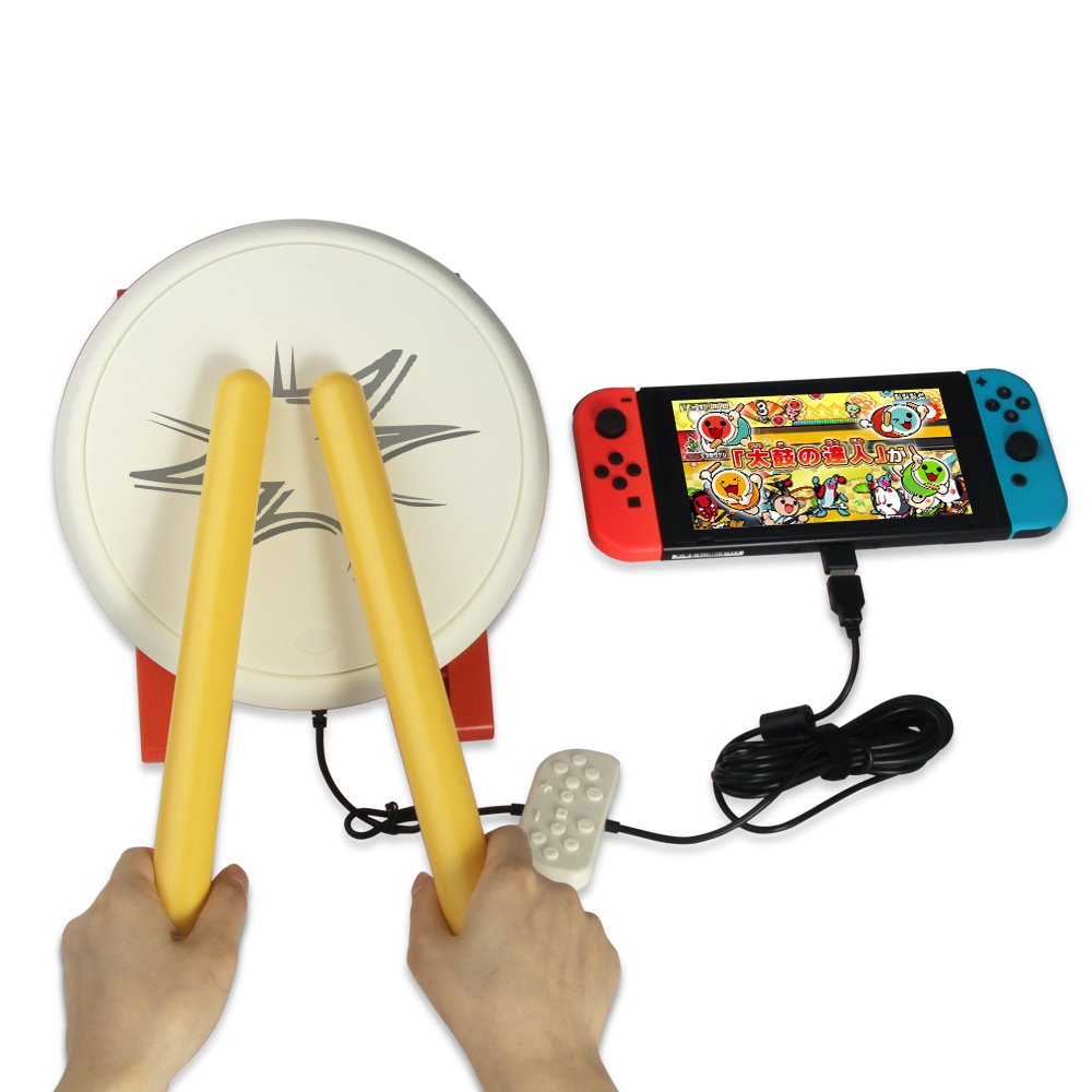 【新品未使用品】 伝説の鼓動 4BOX High Quality ABS Drum Controller Sticks for Nintendo Switch