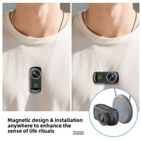 Caméra d'action 4K LK018 avec écran rotatif de 2,0 pouces, capteur CMOS grand angle de 140 degrés, prise en charge de la carte MicroSD - Caméra de vlogging sportive
