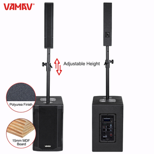 ลำโพงคอลัมน์ VAMAV EVO10 ขนาด 10 นิ้ว ระบบเสียงเวทีแบบแอคทีฟมืออาชีพ วัสดุไม้ กำลังขับ 500 วัตต์ RMS คลาส D พร้อมพอร์ต USB กำลังขับ 10 500 วัตต์ RMS คู่กันได้ - Product Image 4