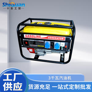 Generador de Gasolina Miniatura de 3kW Monofásico de 3000W con Arranque Manual, Unidad Pequeña - Product Image 5