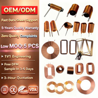 Inducteur de puissance à fil plat à haute saturation, à facteur de puissance élevé et à dissipation thermique élevée pour émetteur RF OEM ODM