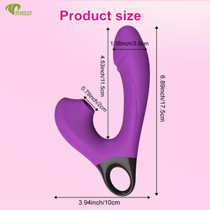 Вибратор для клитора и точки G TT-Forest с USB-зарядкой, 10 режимами вибрации и водонепроницаемым дизайном для женской мастурбации - Product Image 3