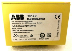1SAP284000R0001 DI581S โมดูลอินพุตดิจิตอลเพื่อความปลอดภัย โมดูลอินพุตดิจิตอล PLC - Product Image 3