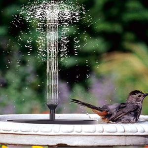 Fontaine <span class=keywords><strong>solaire</strong></span> étanche en plastique pour <span class=keywords><strong>jardin</strong></span> avec pompe à eau, kit panneau <span class=keywords><strong>solaire</strong></span> 1,4W pour bain d'oiseaux extérieur - Product Image 6