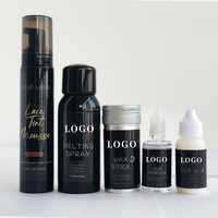 Kit d'Installation de Perruque avec Produits Capillaires Imperméables en Dentelle, Marque Blanche et Emballage Personnalisé