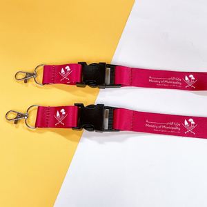 Wholesale Factory Custom Printed Polyester Lanyards with Silk Screen Printing and Hook for Trade Show Corporate Holiday Gifts - Product Image 3