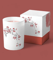 Boîtes de bougies cadeaux de luxe personnalisées avec un design élégant, logo personnalisé, fermeture magnétique recyclable, doublure en éponge, fournisseur