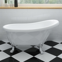 Vente directe d'usine et vente en gros de baignoires impériales de style européen pour la maison, baignoires acryliques isolées et autoportantes, baignoires classiques.