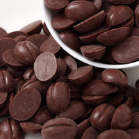 Venta al por mayor de fábrica 100% Ecuador Chocolate oscuro Ingredientes de panadería Pastel de helado Uso Chocolate oscuro