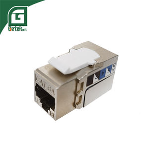 Geteknet เต้าเสียบโมดูลเครือข่ายอีเทอร์เน็ตแลน FTP Toolless <span class=keywords><strong>RJ45</strong></span> 8P8C <span class=keywords><strong>CAT</strong></span> 5 6โมดูลตัวเชื่อมต่อ<span class=keywords><strong>6A</strong></span> แจ็คหลักสำหรับสายเคเบิล - Product Image 3