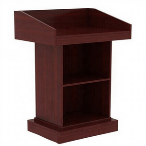 Podio de Iglesia Moderno CP-103 de <span class=keywords><strong>Everpretty</strong></span>, Certificado ISO, de MDF Resistente con Revestimiento de Chapa, Servicio Postventa de 3 Años para Salas de Culto y Capillas - Product Image 1