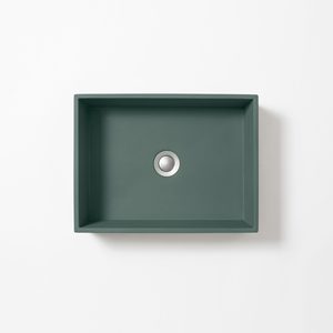 Modern OEM Color Fluted Concrete Washbasin Ribbed Cement Vessel Sink Above Counter GFRC Lavabo For Luxury Bathroom - Product Image 3