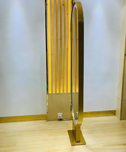 Support de miroir pour salon de coiffure - dédié aux salons de coiffure. Miroir double face sur pied pour salons de coiffure. Miroir LED. - Product Image 2