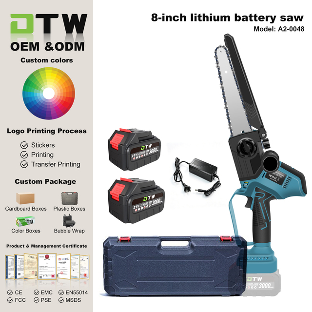 DTW 0048 DIY Portable Cordless Electric Grass Trimmer 21V Rechargeable Lithium Battery Brushless Motor 800W Handheld Weed Eater