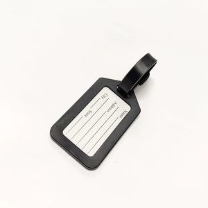 Étiquette de bagage légère anti-perte avec porte-adresse, accessoire de voyage écologique, porte-clés en PVC souple pour voyage aérien - Product Image 6