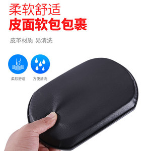Reposapiés de Cuero para Silla de Ruedas Yibaikang, 22x14cm, Negro, Almohadilla de Soporte para Pies - Product Image 4
