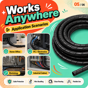สายรัดป้องกันไฟฟ้าสถิตย์ ESD แบบกระจายประจุ 1E6-1E9 โอห์ม  วัสดุ PE ป้องกันฝุ่น ใช้ซ้ำได้ สำหรับพื้นที่สะอาด  แบบเกลียว - Product Image 5